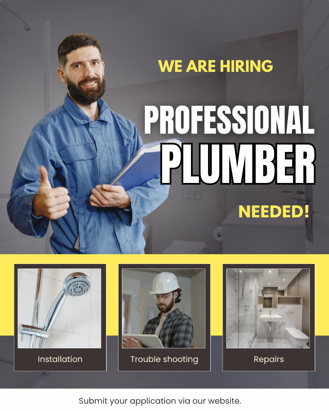 Plumber position